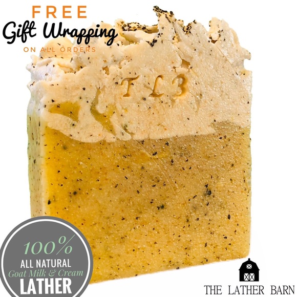 THE LATHER BARN Other - Chamomile Mint Cream & Lemon Goat Milk Lather